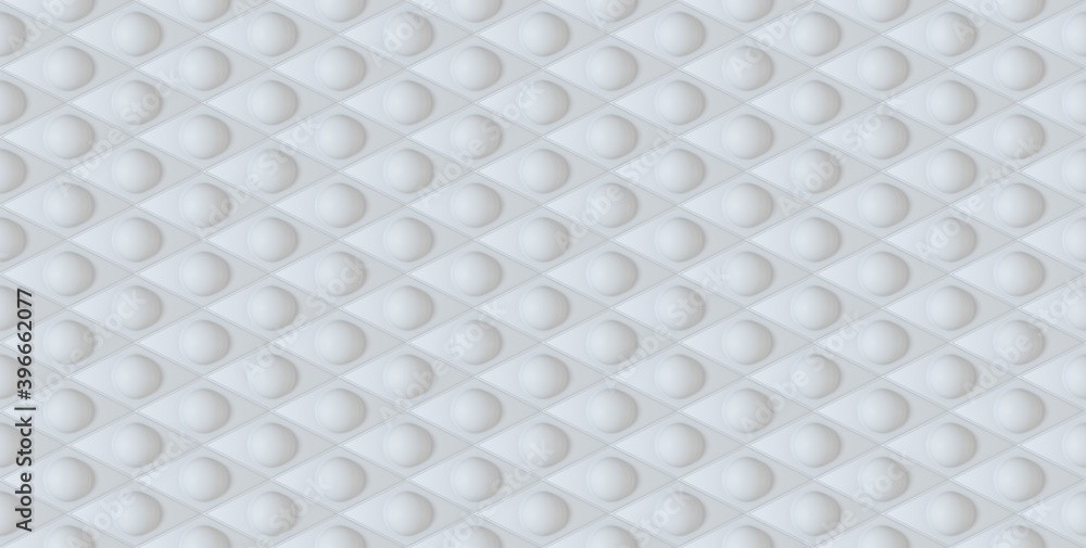 Naklejka premium Seamless 3d ornament. Seamless textured tiles. Geometric pattern. 3d rendering