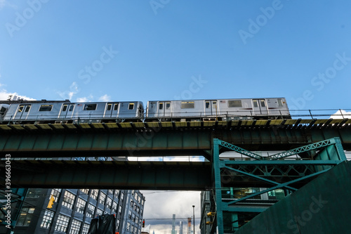 Canvas Print Elevated subway