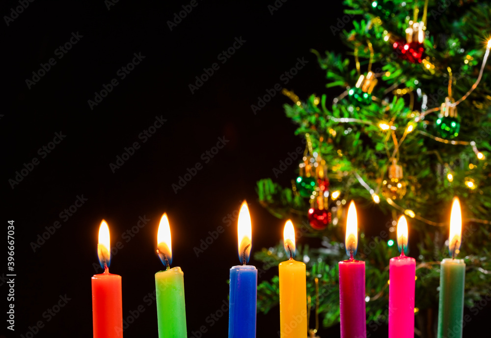 Day of the candles, traditional Colombian festival Day of the candles, traditional Colombian festival