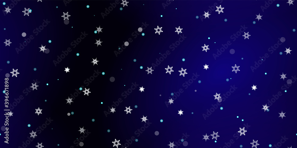 Falling Snowflakes seamless pattern flying snow Falling Snowflakes seamless pattern flying snow
