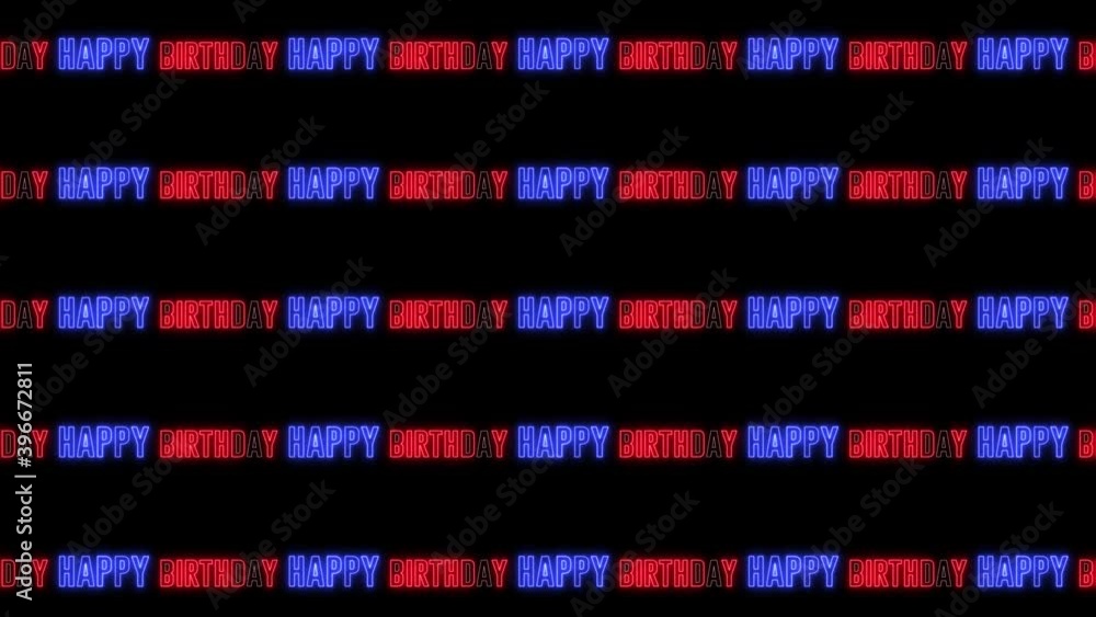 Neon text of Neon text of