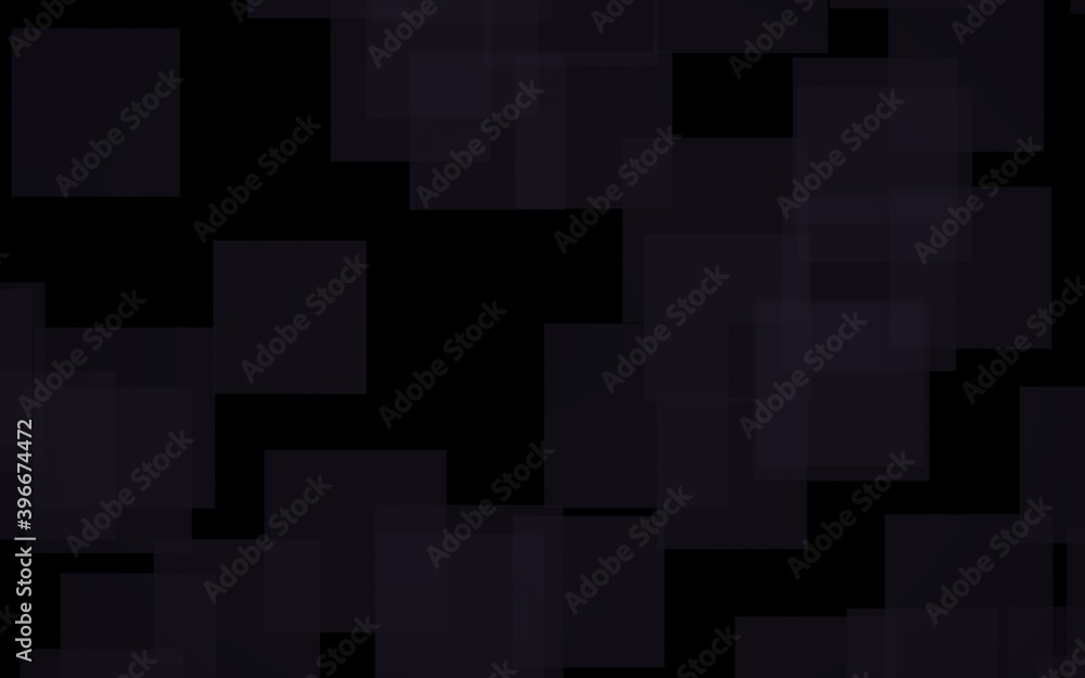 Black abstract background. Backdrop with grey squares. 3D illustration