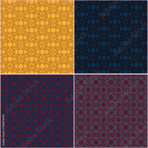 Seamless decorative pattern in vintage style. Abstract and modern pattern texture.