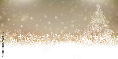 クリスマス　雪　冬　背景