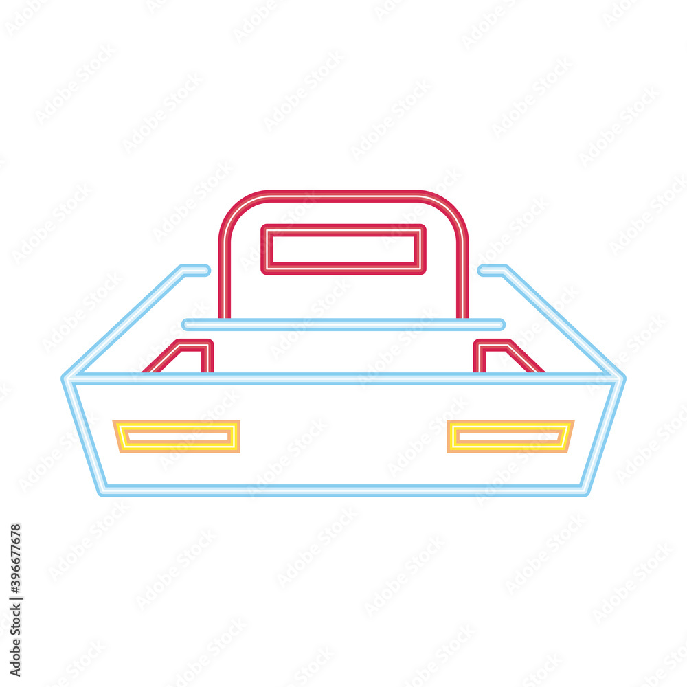 video game console neon style icon video game console neon style icon
