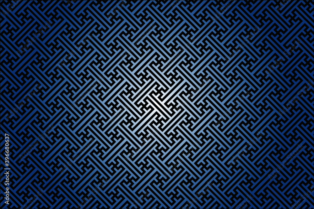 Vector background - abstract geometric pattern on blue gradient background Vector background - abstract geometric pattern on blue gradient background