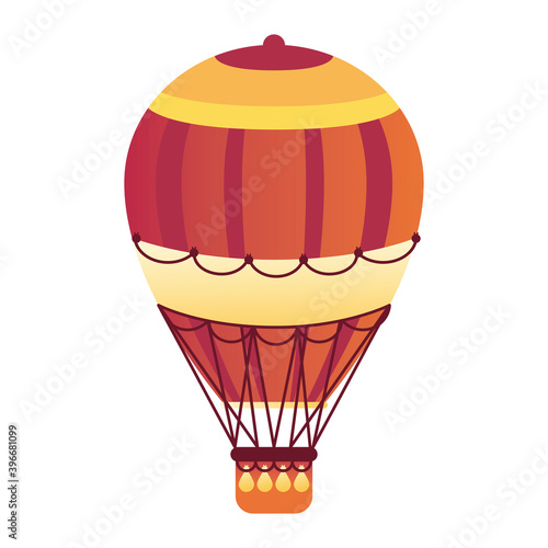 balloon air hot travel retro icon