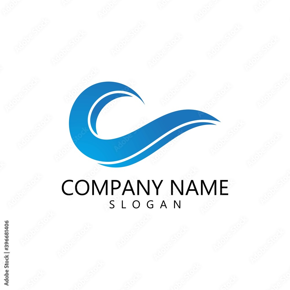 Water wave Logo Water wave Logo