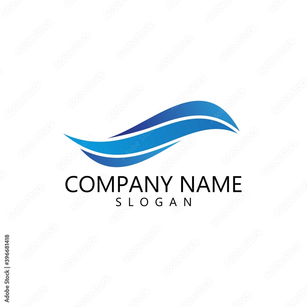 Water wave Logo Water wave Logo