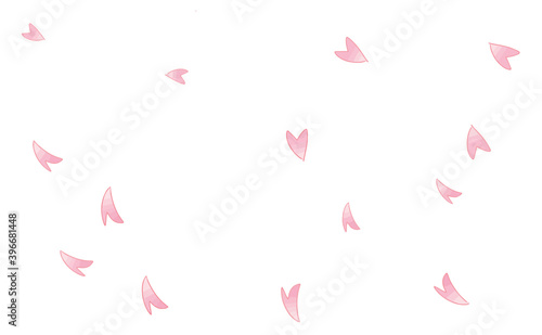 舞い散る桜の背景