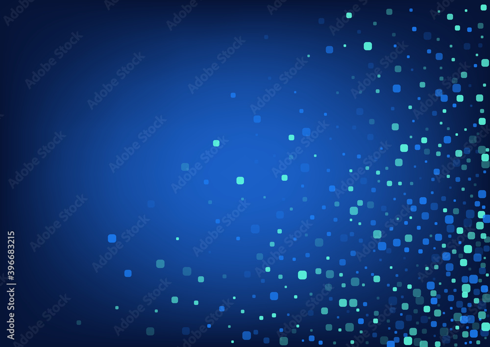 Turquoise Confetti Abstract Blue Vector Turquoise Confetti Abstract Blue Vector