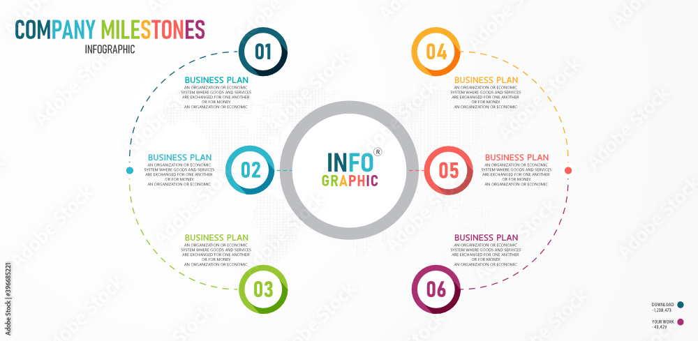 infographic illustration Can be used for process, presentations, layout, banner, info graph