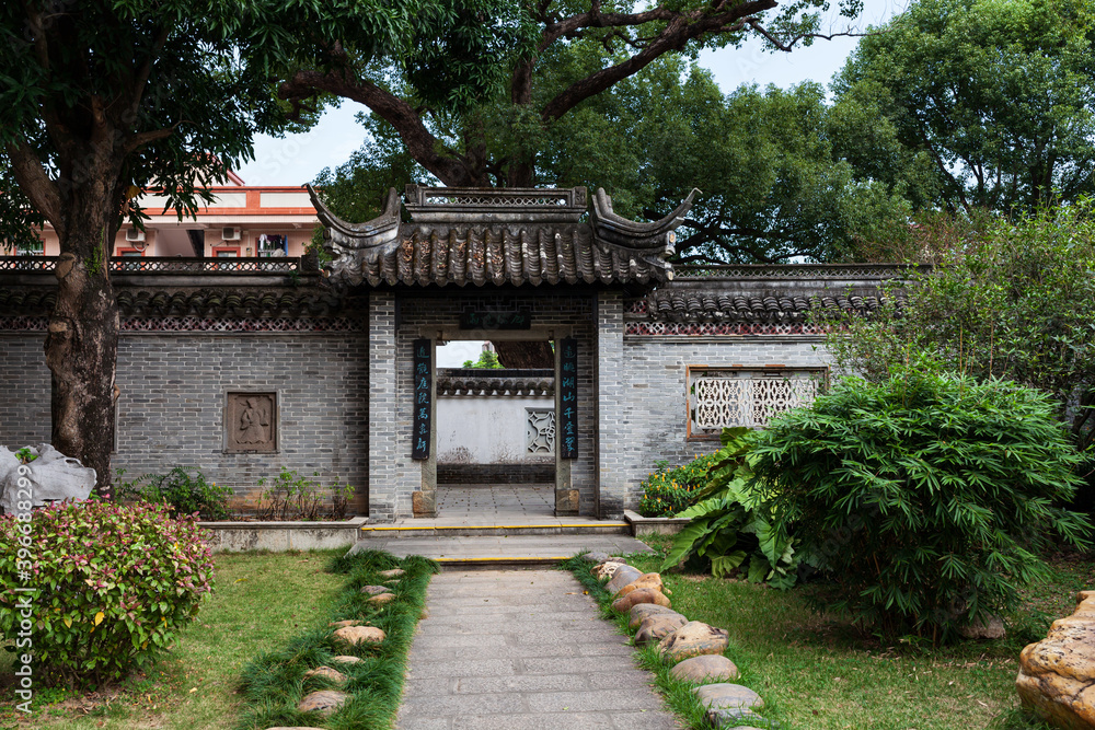 Chinese ancient buildings and house under the blue sky. Chinese ancient buildings and house under the blue sky.