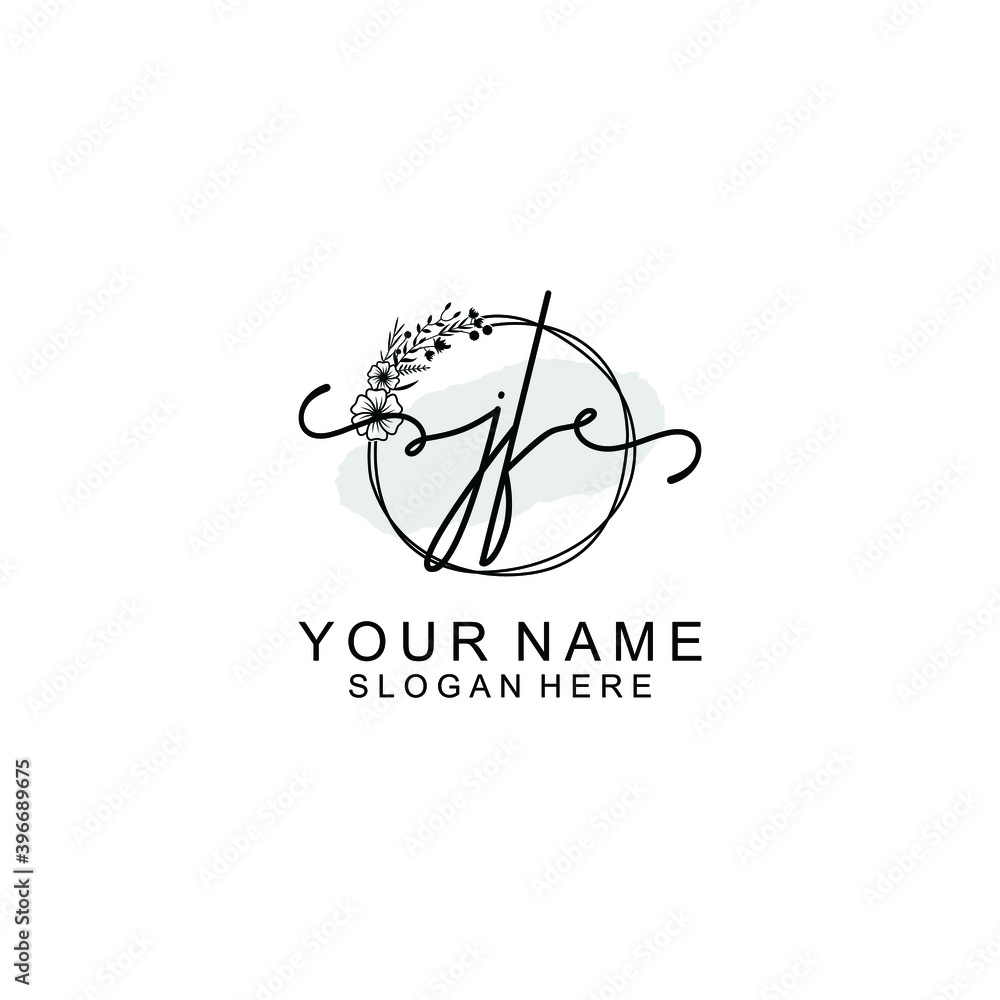 Initial JF Handwriting, Wedding Monogram Logo Design, Modern Minimalistic and Floral templates for Invitation cards Initial JF Handwriting, Wedding Monogram Logo Design, Modern Minimalistic and Floral templates for Invitation cards