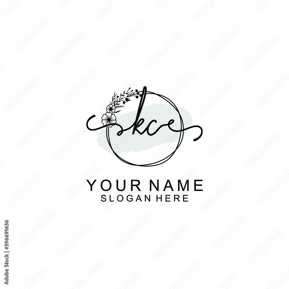 Initial KC Handwriting, Wedding Monogram Logo Design, Modern Minimalistic and Floral templates for Invitation cards Initial KC Handwriting, Wedding Monogram Logo Design, Modern Minimalistic and Floral templates for Invitation cards