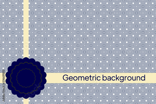 abstract minimal geometric pattern background. vector illustration