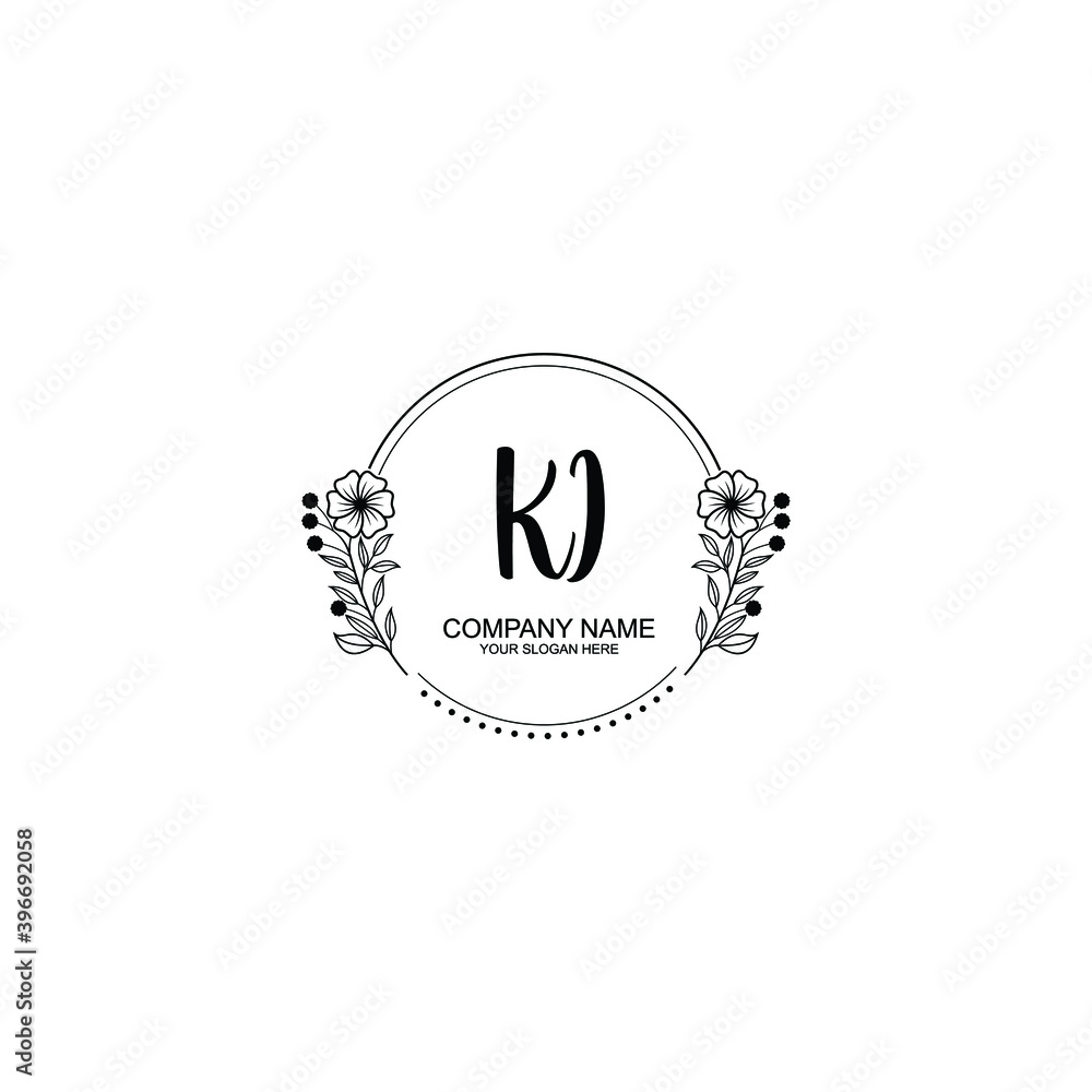 Initial KI Handwriting, Wedding Monogram Logo Design, Modern Minimalistic and Floral templates for Invitation cards Initial KI Handwriting, Wedding Monogram Logo Design, Modern Minimalistic and Floral templates for Invitation cards