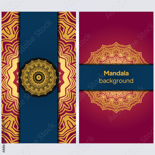 Mandala Vector Design Elements. Round ornament decoration. Vector