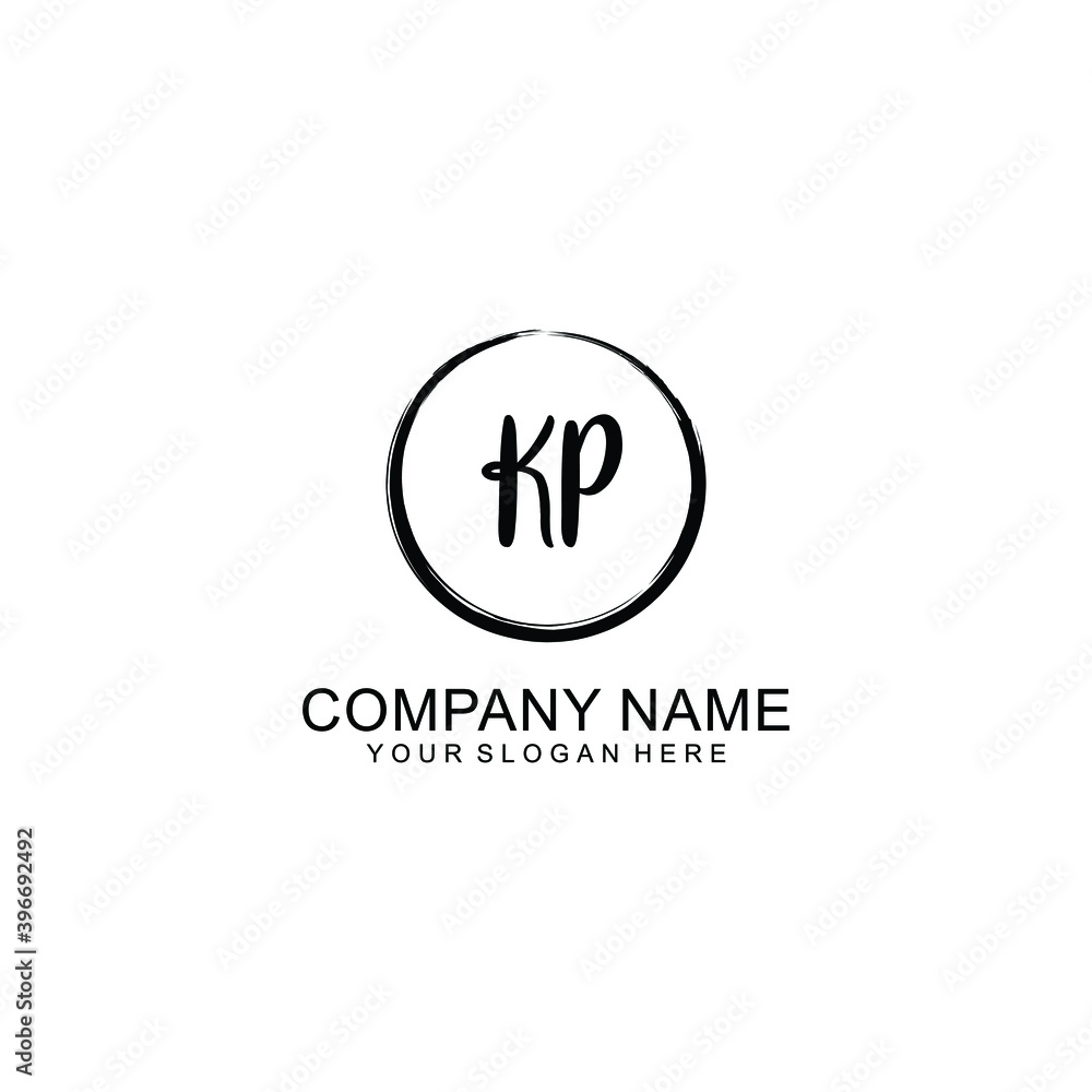 Initial KP Handwriting, Wedding Monogram Logo Design, Modern Minimalistic and Floral templates for Invitation cards Initial KP Handwriting, Wedding Monogram Logo Design, Modern Minimalistic and Floral templates for Invitation cards