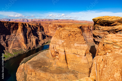 Horseshoe bend.