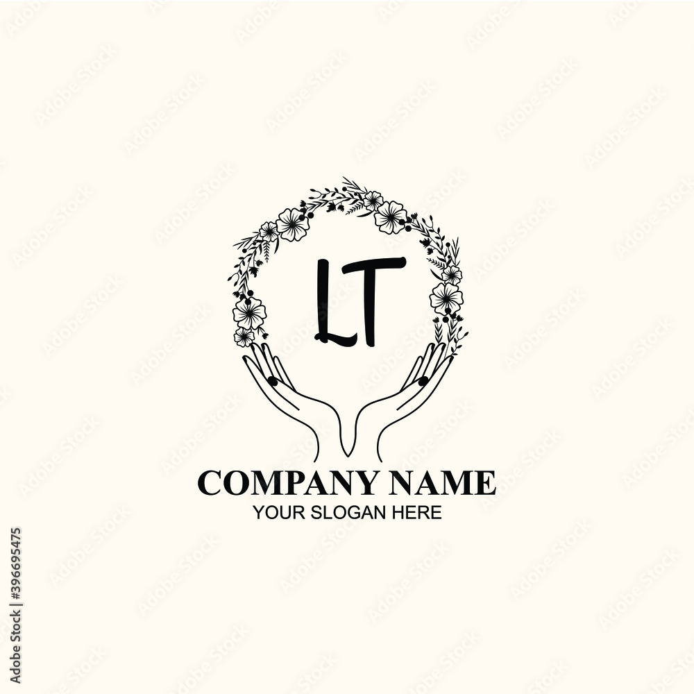 Initial LT Handwriting, Wedding Monogram Logo Design, Modern Minimalistic and Floral templates for Invitation cards Initial LT Handwriting, Wedding Monogram Logo Design, Modern Minimalistic and Floral templates for Invitation cards