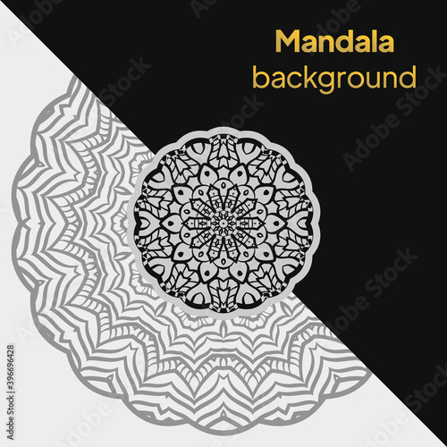 mandala pattern Decoration in oriental, Indian style. vector illustration
