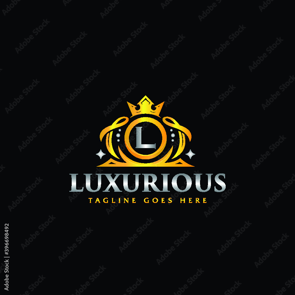 Fototapeta premium L Letter Logo Design Template