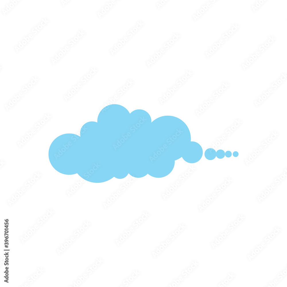 Cloud template vector icon illustration design Cloud template vector icon illustration design