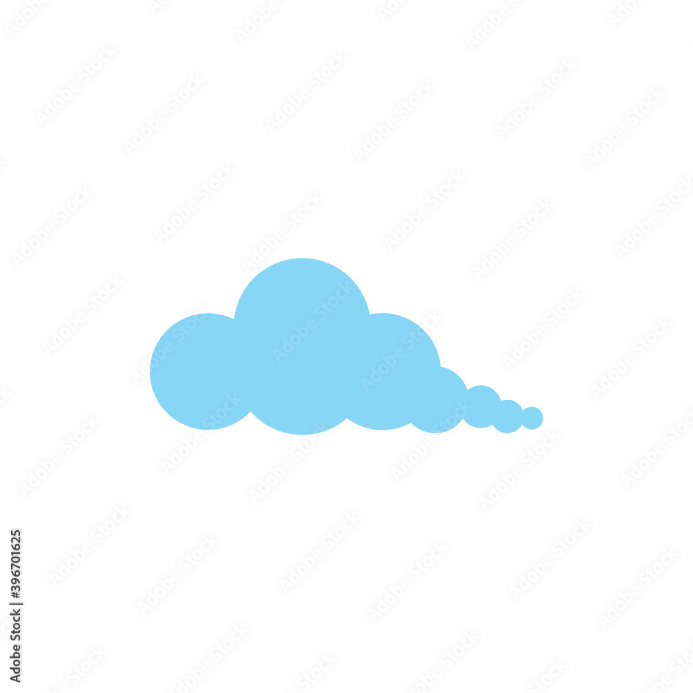 Cloud template vector icon illustration design Cloud template vector icon illustration design