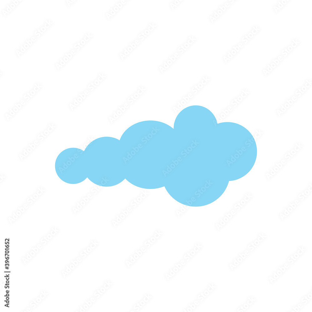 Cloud template vector icon illustration design Cloud template vector icon illustration design