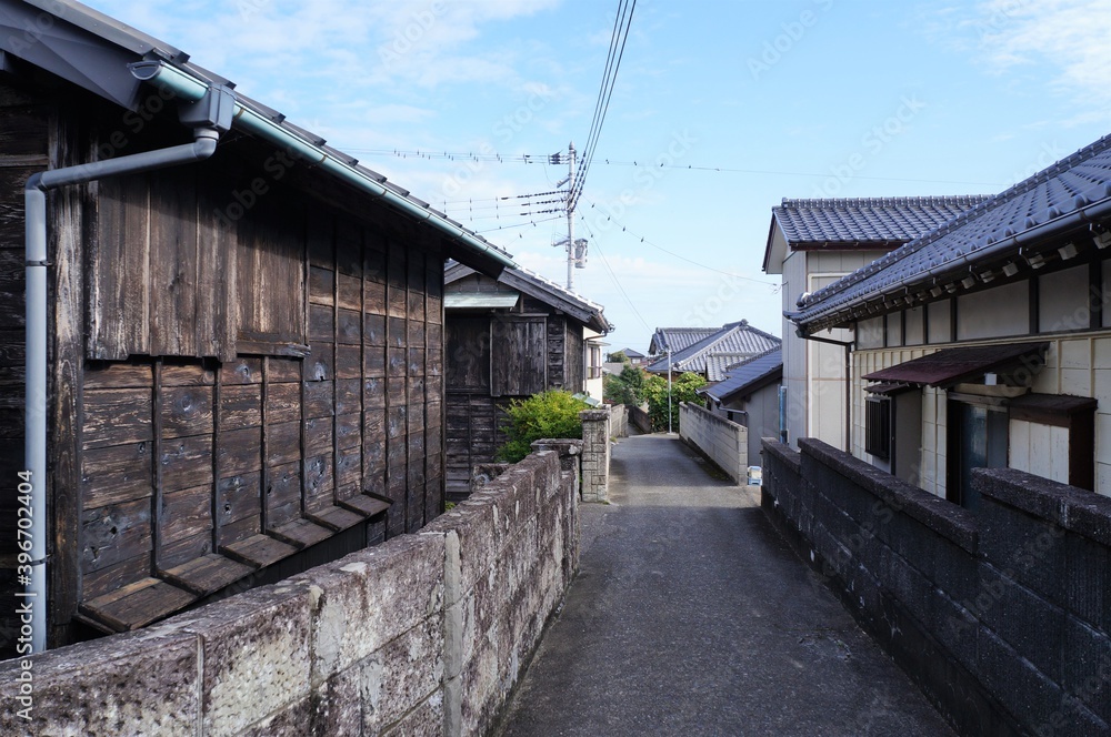 南房総千倉の町並み（千倉里山遊歩道コース）