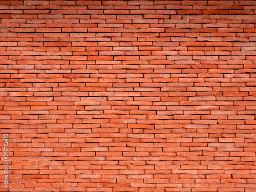orange clay bricks wall abstract background a vintage brown texture of brick walls surface for house and garden decoration design