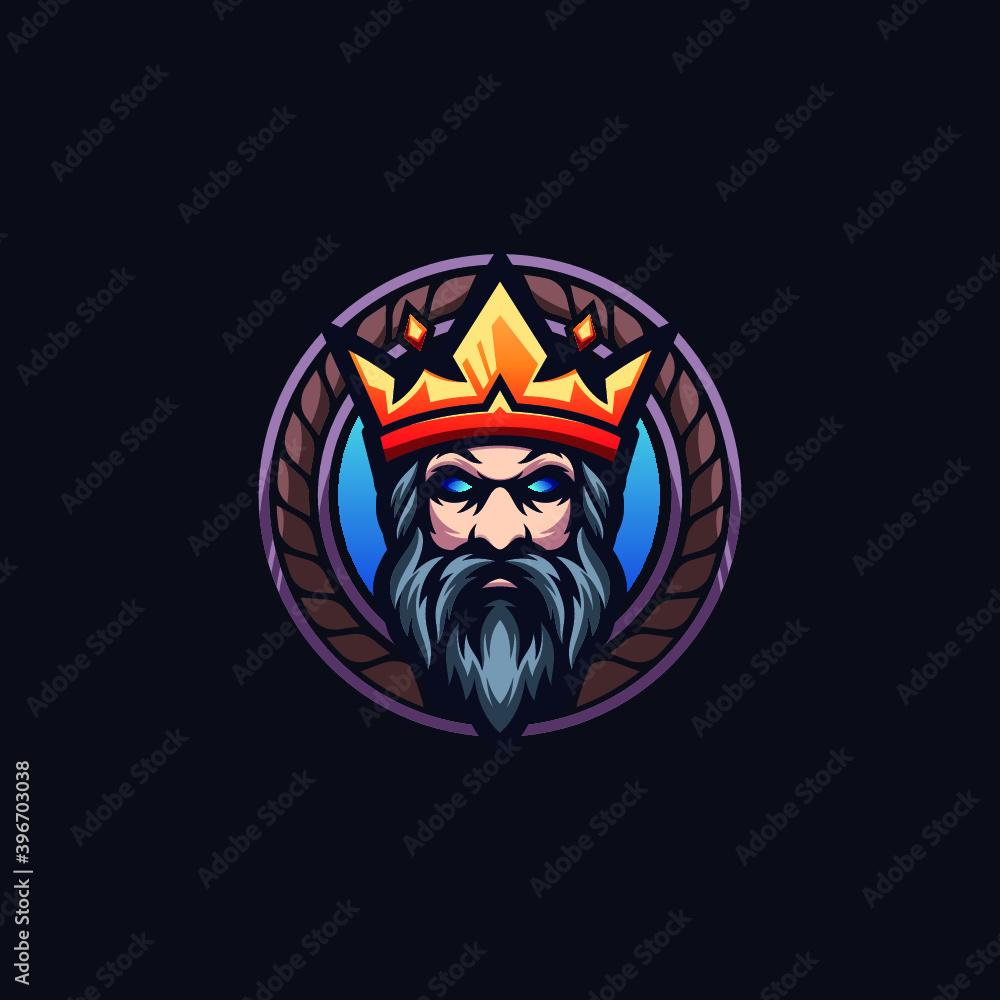 Poseidon Logo Design Vector Poseidon Logo Design Vector