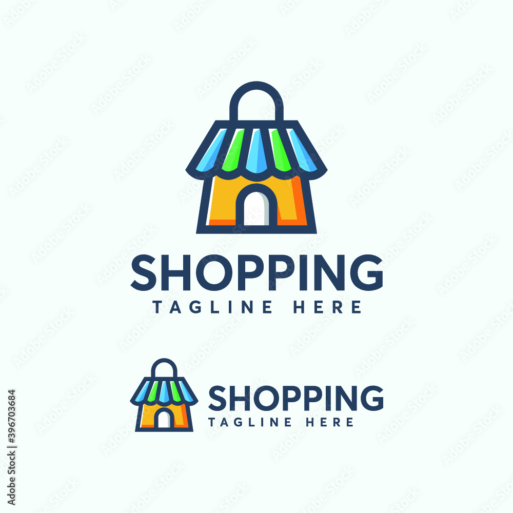 Shop Logo Design Vector Shop Logo Design Vector