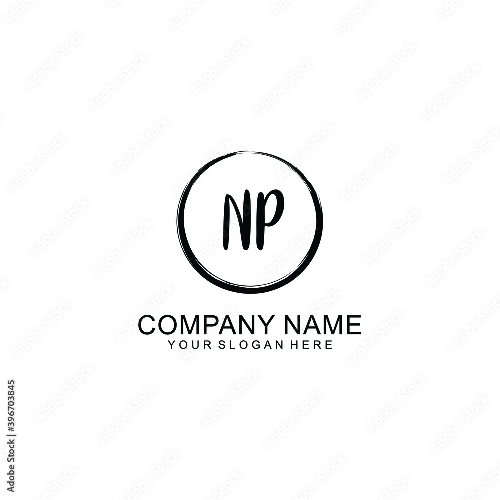 Initial NP Handwriting, Wedding Monogram Logo Design, Modern Minimalistic and Floral templates for Invitation cards Initial NP Handwriting, Wedding Monogram Logo Design, Modern Minimalistic and Floral templates for Invitation cards