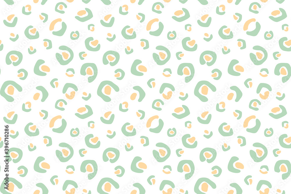 Leopard texture seamless pattern design. Stylised spotted leopard Skin in earthy pastel tone Background for fabric print wallpaper wrapping paper. Vector illustration Leopard texture seamless pattern design. Stylised spotted leopard Skin in earthy pastel tone Background for fabric print wallpaper wrapping paper. Vector illustration
