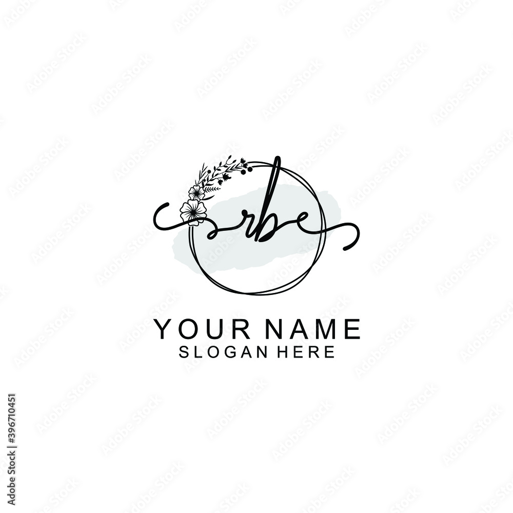 Initial RB Handwriting, Wedding Monogram Logo Design, Modern Minimalistic and Floral templates for Invitation cards Initial RB Handwriting, Wedding Monogram Logo Design, Modern Minimalistic and Floral templates for Invitation cards