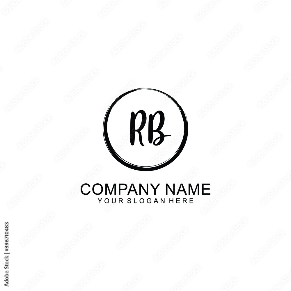 Initial RB Handwriting, Wedding Monogram Logo Design, Modern Minimalistic and Floral templates for Invitation cards Initial RB Handwriting, Wedding Monogram Logo Design, Modern Minimalistic and Floral templates for Invitation cards