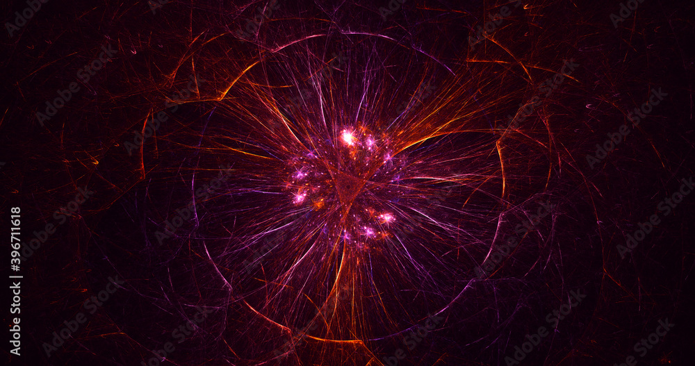 3D rendering abstract colorful fractal light background 3D rendering abstract colorful fractal light background
