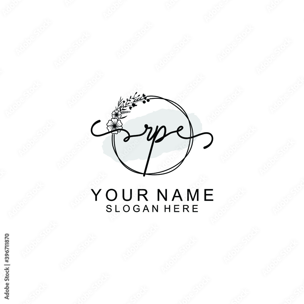 Initial RP Handwriting, Wedding Monogram Logo Design, Modern Minimalistic and Floral templates for Invitation cards Initial RP Handwriting, Wedding Monogram Logo Design, Modern Minimalistic and Floral templates for Invitation cards