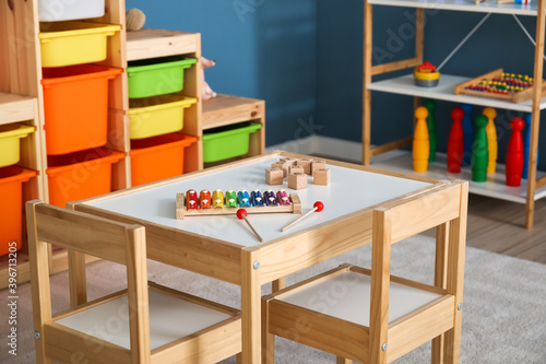Interior of modern playroom in kindergarten © Pixel-Shot