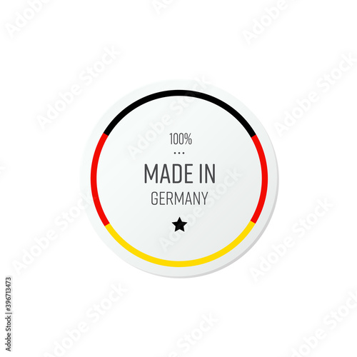 sticker "made in germany" en vecteur 