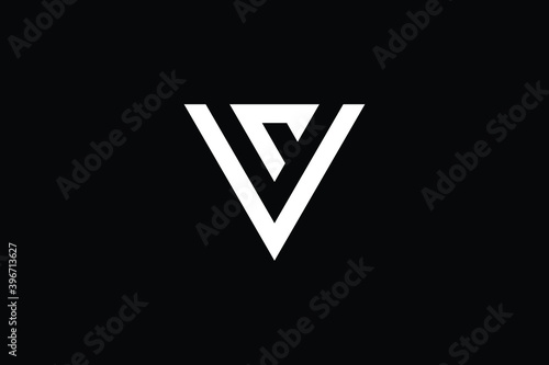VF logo letter design on luxury background. FV logo monogram initials letter concept. VF icon logo design. FV elegant and Professional letter icon design on black background. V F FV VF