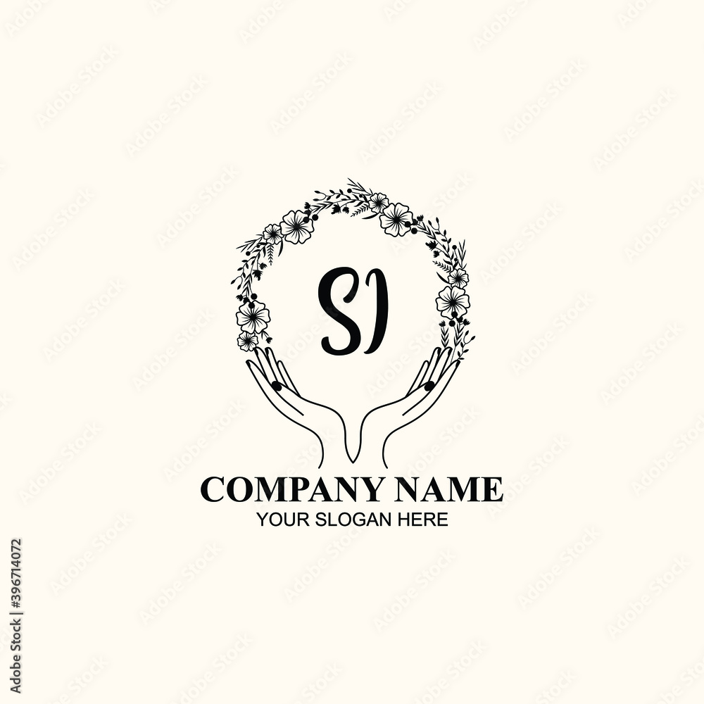 Initial SI Handwriting, Wedding Monogram Logo Design, Modern Minimalistic and Floral templates for Invitation cards Initial SI Handwriting, Wedding Monogram Logo Design, Modern Minimalistic and Floral templates for Invitation cards