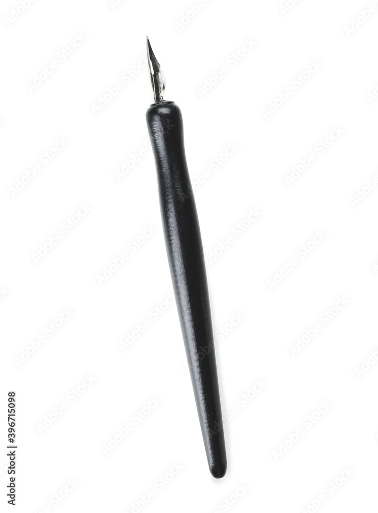 Nib pen on white background Nib pen on white background