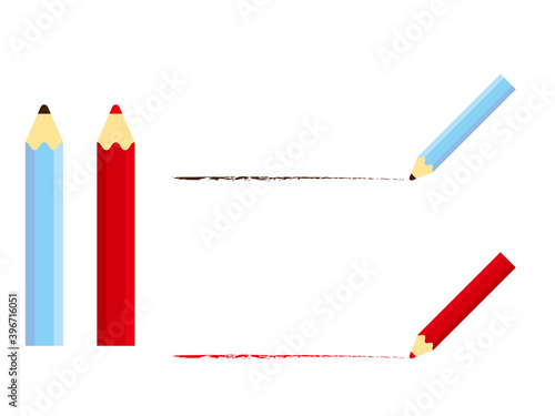 鉛筆セット　ライン