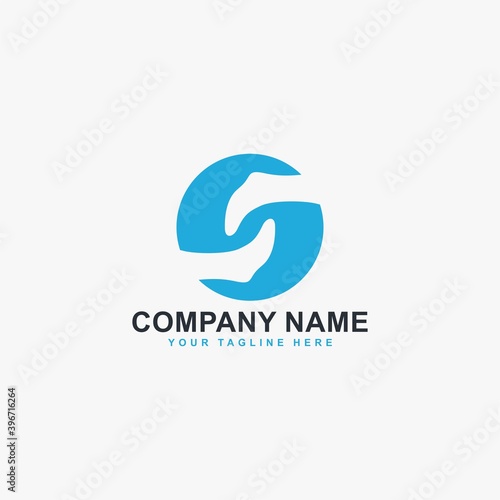 Socks logo design vector. Foot wear logo symbol icon.
