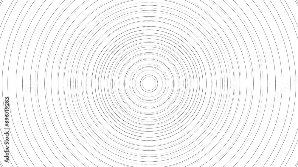 Abstract background of circles. Vector