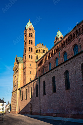 Cathedral in Speyer  Germany. The Imperial Cathedral Basilica of the Assumption