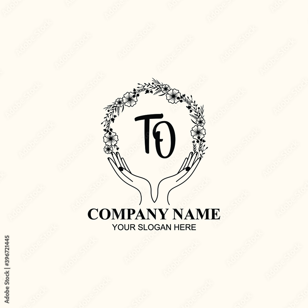 Initial TO Handwriting, Wedding Monogram Logo Design, Modern Minimalistic and Floral templates for Invitation cards Initial TO Handwriting, Wedding Monogram Logo Design, Modern Minimalistic and Floral templates for Invitation cards